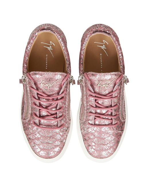 Sneakers Giuseppe Zanotti en coloris Pink