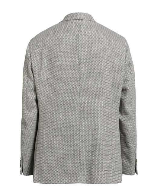 Etro Gray Blazer Wool, Cashmere for men