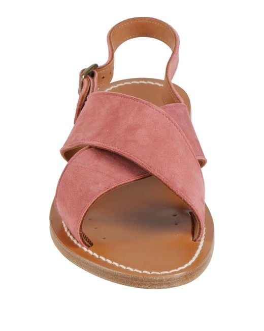 K. Jacques Pink Sandals Leather