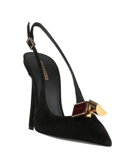 DSquared² Black Pumps Leather