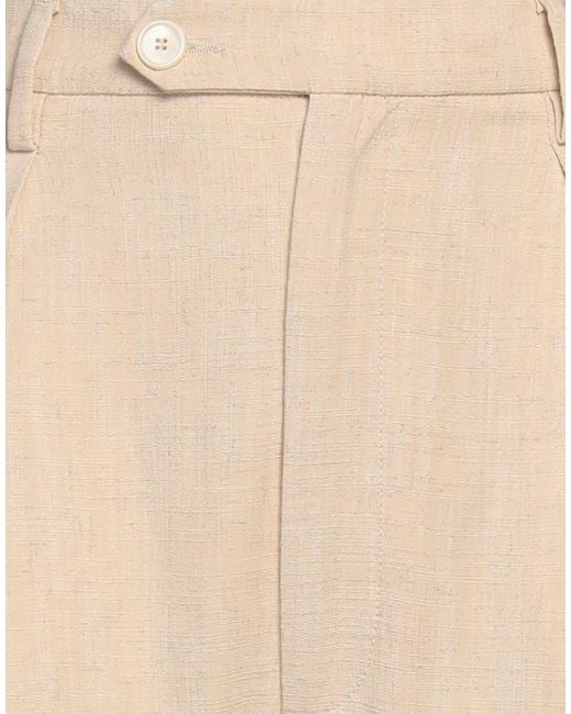 Barena Natural Pants Polyester, Linen