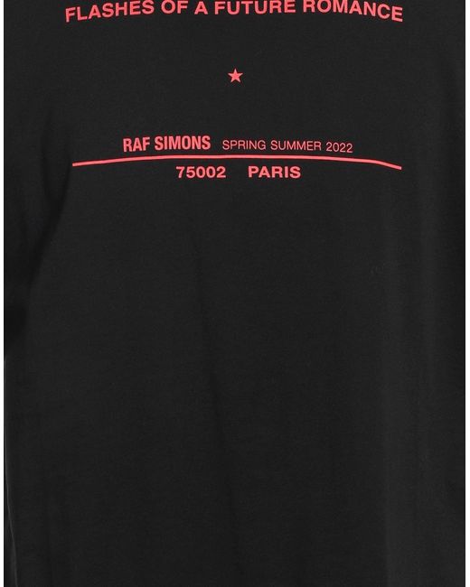 Raf Simons Black T-shirt for men