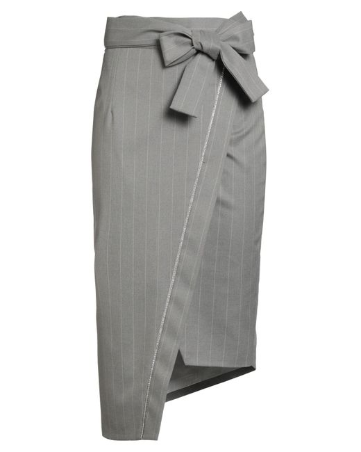 Forte Gray Midi Skirts