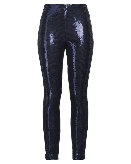 Giorgio Armani Blue Leggings Viscose, Elastane, Polyester