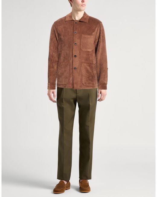 AT.P.CO Brown Shirt for men