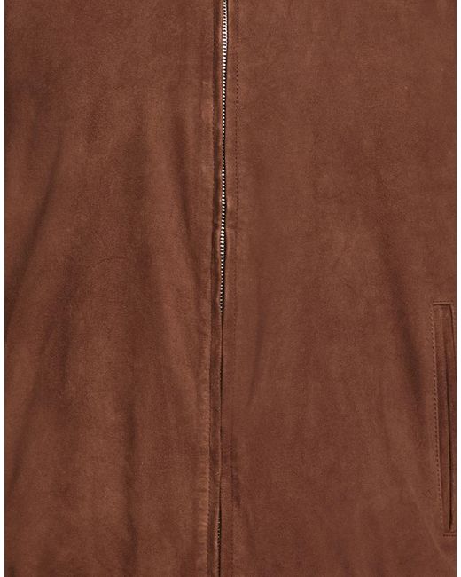 Giocasta Brown Jacket Leather for men
