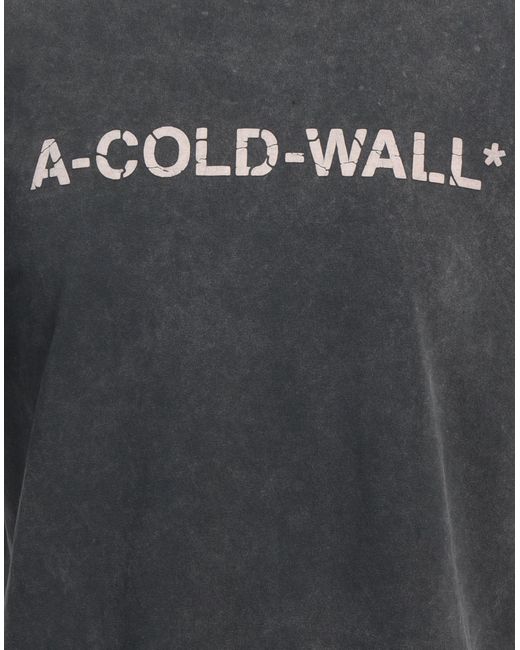 A_COLD_WALL* Black T-Shirt Cotton for men