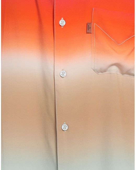 Missoni Orange Shirt Viscose for men