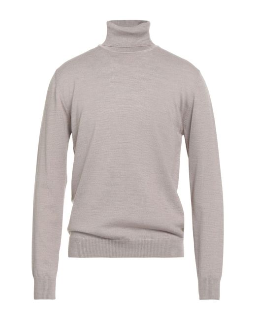 Luigi Borrelli Napoli Rollkragenpullover in Gray für Herren