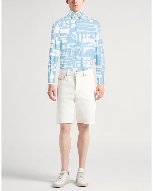 Xacus Blue Shirt Cotton for men