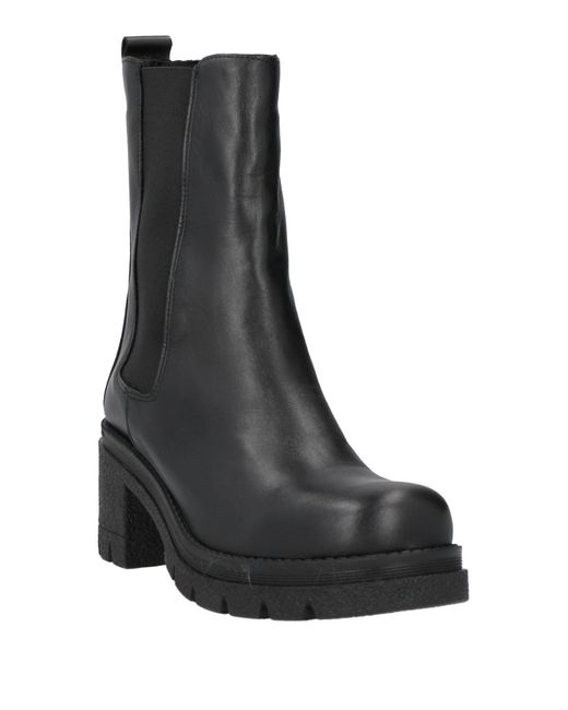 Trend Black Ankle Boots Calfskin