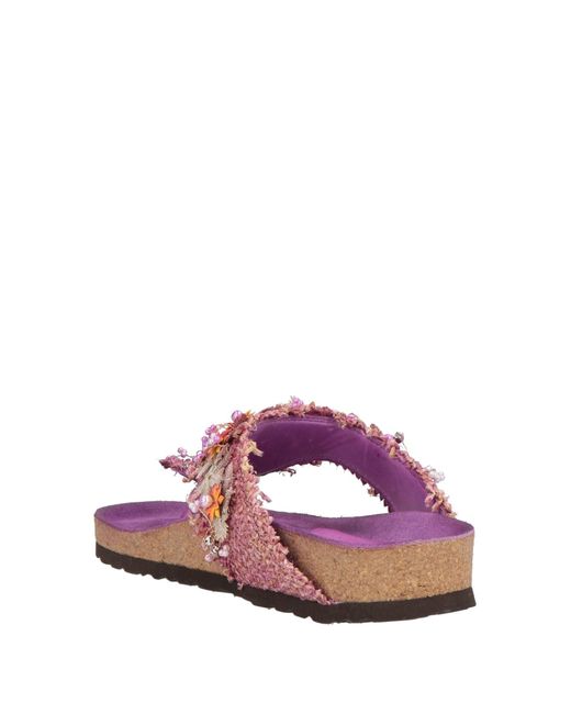 Divine Follie Pink Thong Sandal