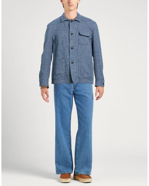 L.b.m. 1911 Blue Slate Jacket Cotton for men