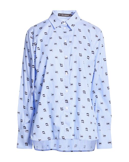 Karl Lagerfeld Blue Shirts