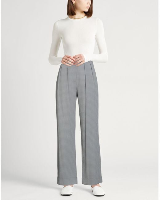 Emporio Armani Gray Pants Lyocell, Viscose, Polyester, Elastane