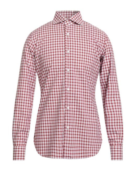 Barba Napoli Red Journey Shirt Cotton for men