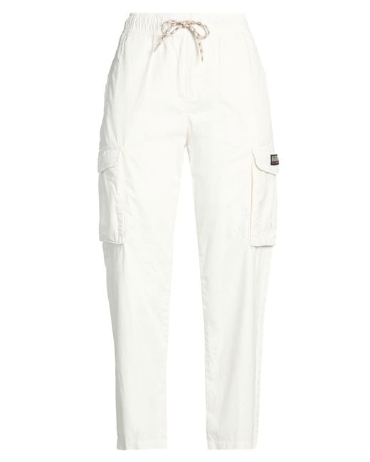 Napapijri White Pants Cotton