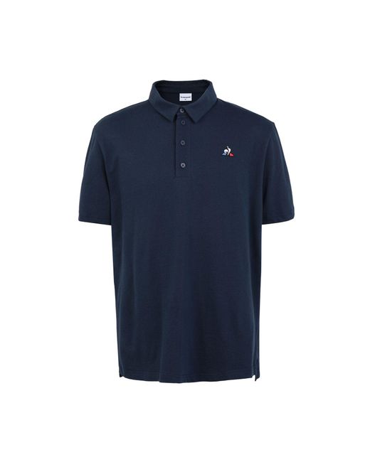 Le Coq Sportif Blue Polo Shirt for men