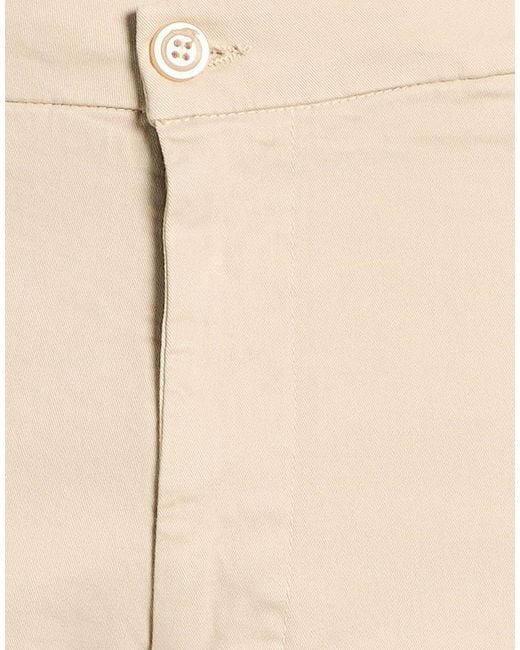 Trussardi Natural Pants Cotton, Elastane for men