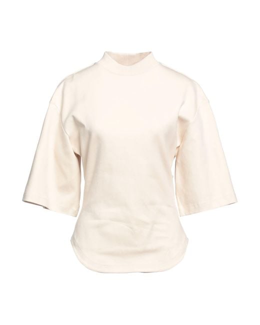 The Attico White Ivory Sweatshirt Cotton