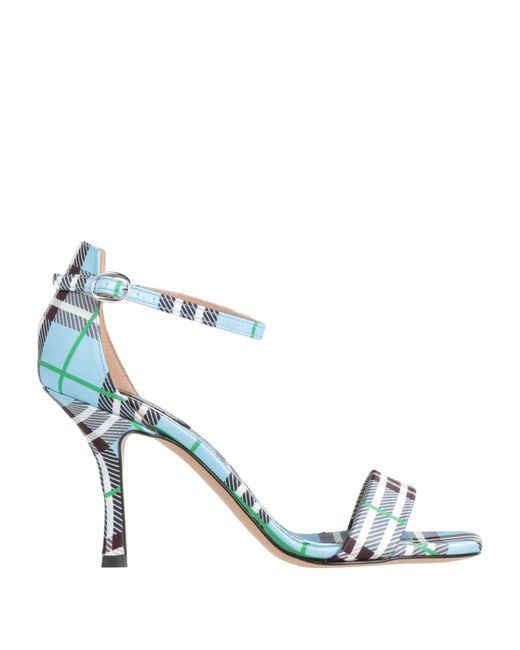Divine Follie Metallic Sandals Textile Fibers