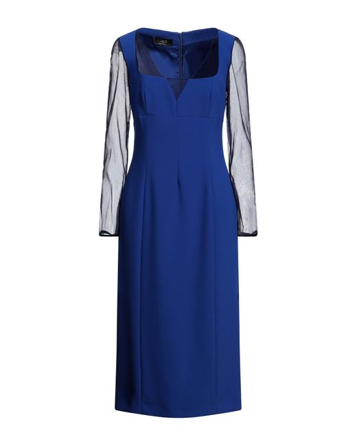 Clips Blue Midi Dress