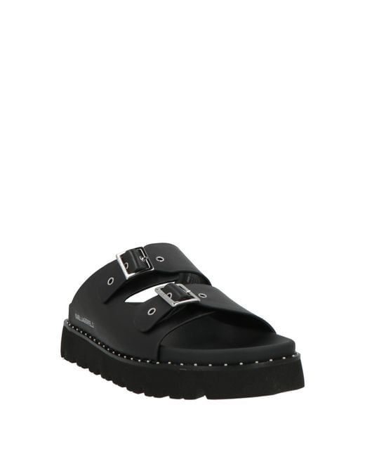 Karl Lagerfeld Black Sandals