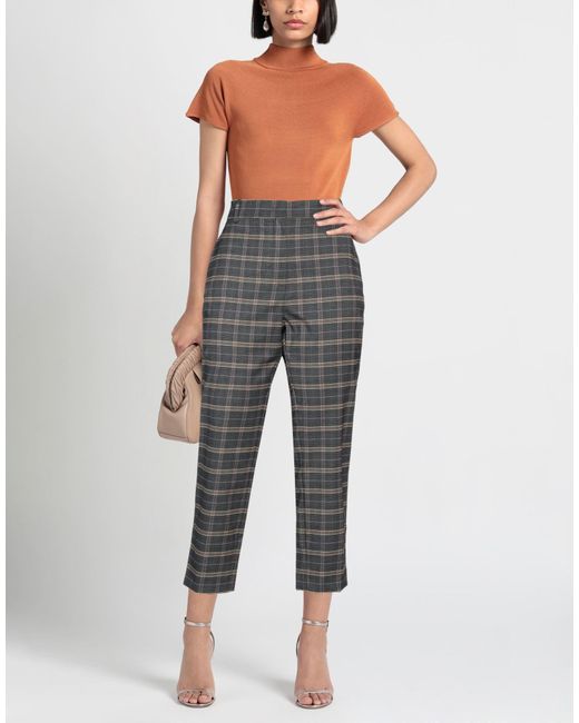 Manila Grace Gray Trouser