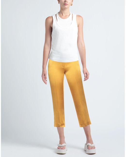 Rochas Yellow Trouser