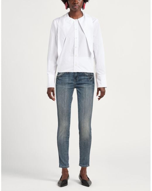 Current/Elliott Blue Jeans Cotton, Polyester, Elastane