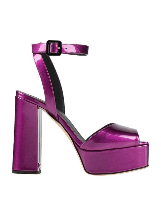 Giuseppe Zanotti Purple Sandals