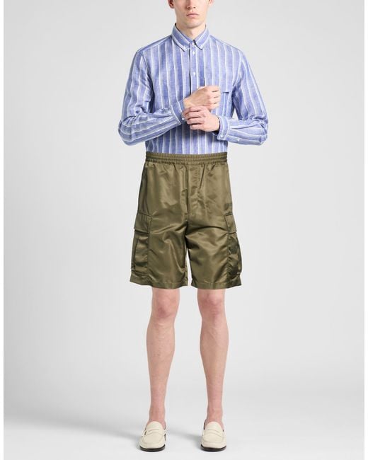 Khrisjoy Green Shorts & Bermuda Shorts for men