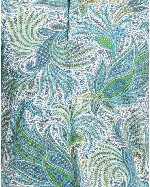 Etro Blue Slate Polo Shirt Cotton for men