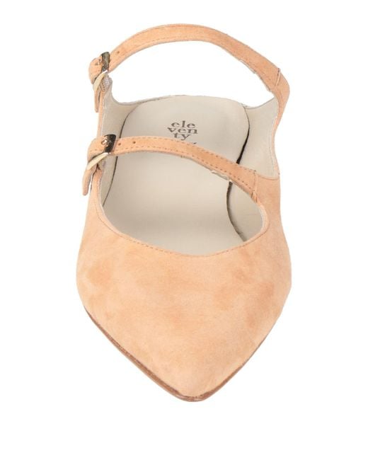 Eleventy Pink Blush Mules & Clogs Leather