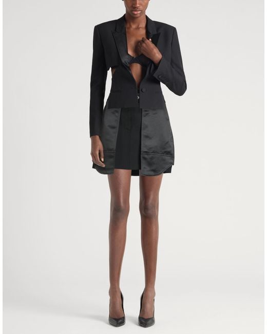 Helmut Lang Black Minirock