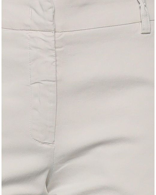 Rossopuro Gray Pants Cotton, Elastane