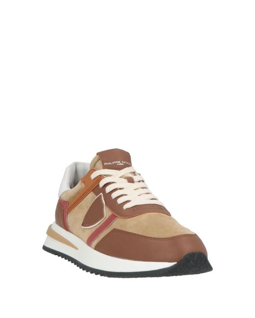 Philippe Model Brown Trainers for men