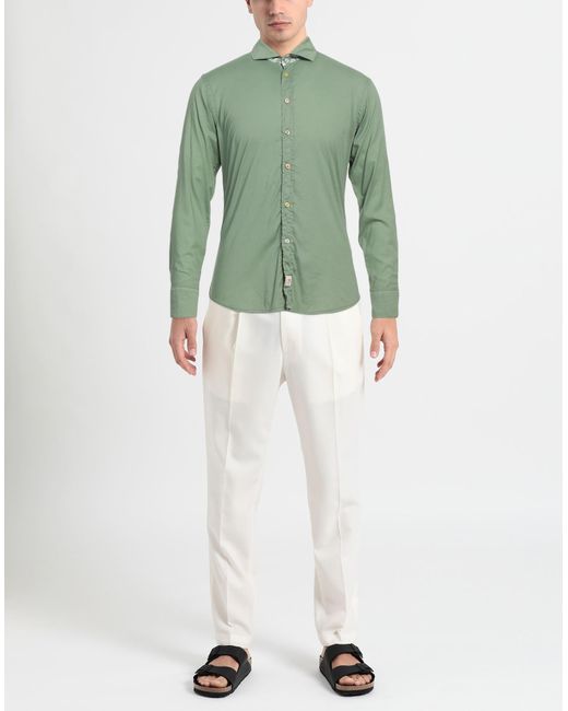 Panama Green Shirt for men