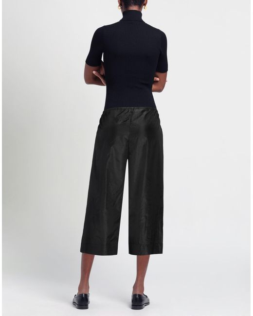 The Row Black Cropped Trousers