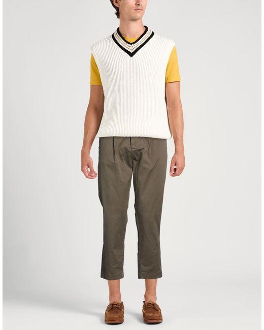 Officina 36 Gray Pants for men
