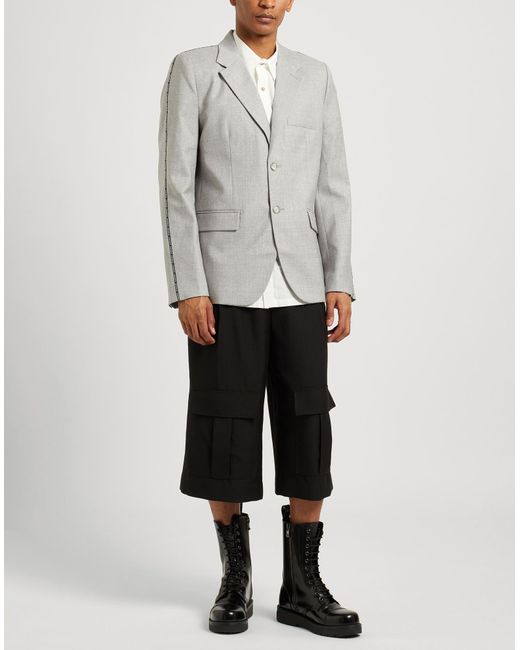 Vetements Gray Blazer Virgin Wool for men