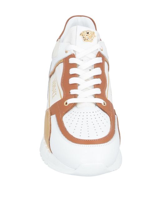 Versace Canvas Lowtops & Sneakers in White for Men Lyst