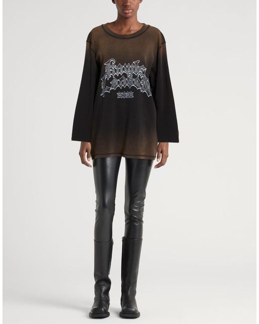 KNWLS Black Sweatshirt Recycled Cotton, Organic Cotton, Elastane