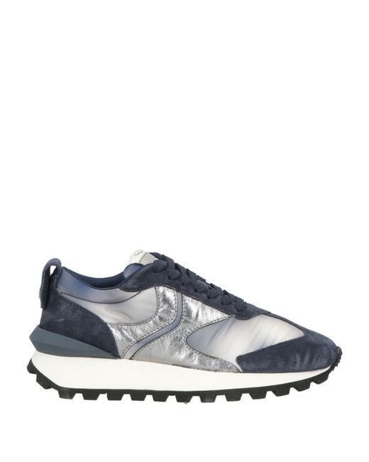 Voile Blanche Blue Midnight Sneakers Leather, Nylon