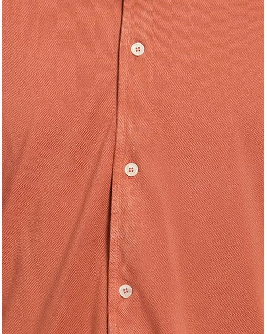 Fedeli Orange Shirts for men