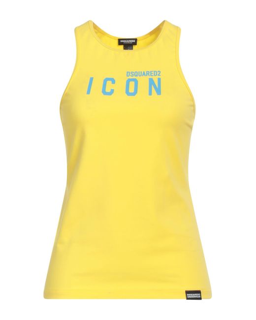DSquared² Yellow Tank Top