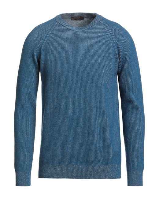 Pullover Moorer de hombre de color Blue