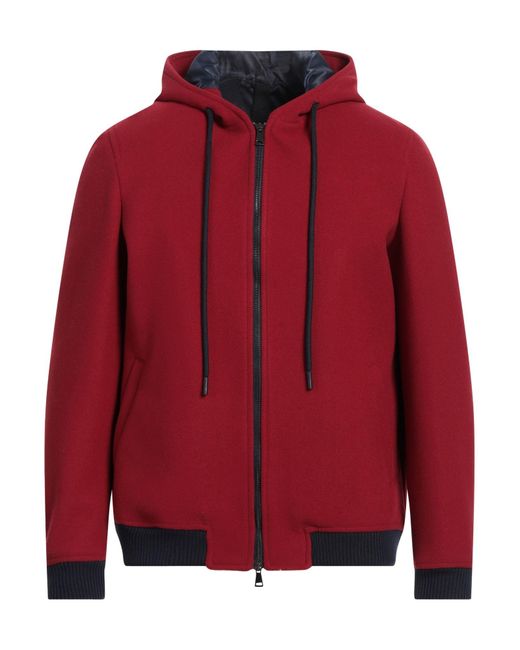 OVER/D Red Jacket Polyester for men