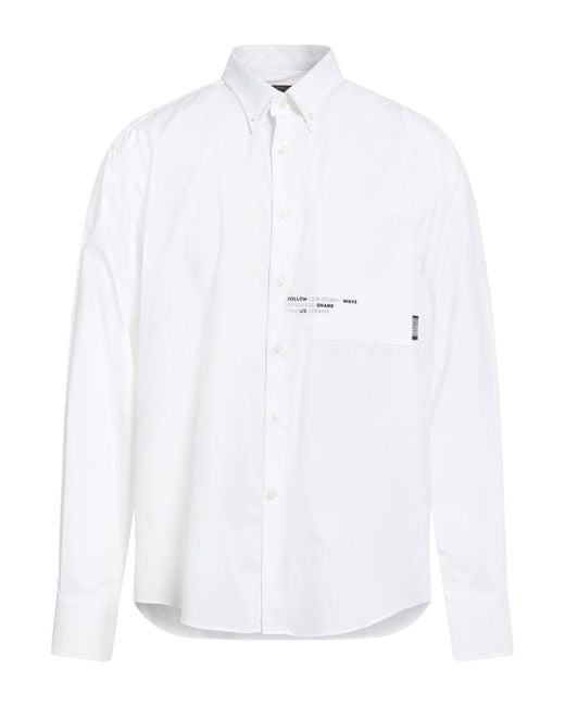 Paul & Shark White Shirt Cotton for men