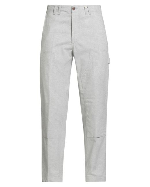 Myths Gray Light Pants Cotton, Elastane for men